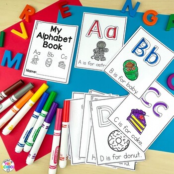 Alphabet Mini Book for Preschool, Pre-K, Kindergarten | TPT