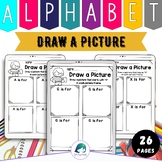 Alphabet Mini Booklet: Draw a Picture from a to Z