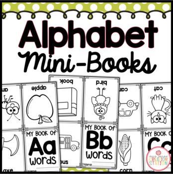 alphabet mini books by mrs jones creation station