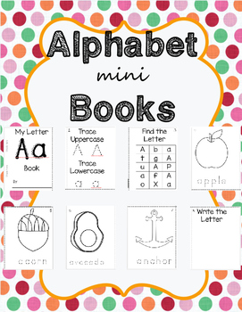 Alphabet Mini Books by Marah Davis | Teachers Pay Teachers