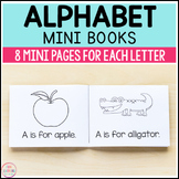 Alphabet Mini Books | Letter Sounds & Tracing - Preschool 