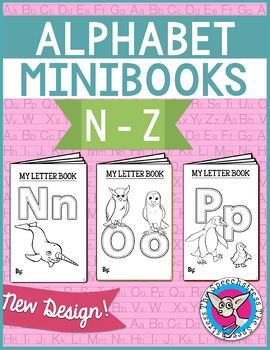 Alphabet Mini Books: Beginning Sounds, N-Z by The Speechstress | TpT