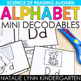 Alphabet Mini Decodables Science of Reading Kindergarten D