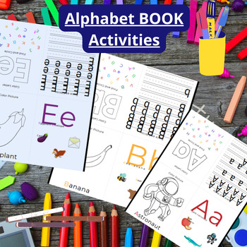 Alphabet Mini book Activities by FUN SKILLS STUDIO | TPT