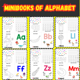 Alphabet Minibooks - coloring, Finding, Writing and Tracing