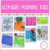 Alphabet Morning Tubs for Pre-K Letter of the Week