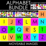 Alphabet Moveable Images: MEGA BUNDLE  {Creative Clips Clipart}