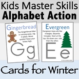 Alphabet Movement Cards for Winter