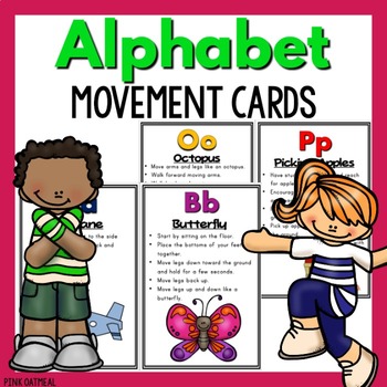 Preview of Alphabet Movement Cards