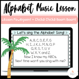Alphabet Music Lesson with Chicka Chicka Boom Boom (Improv