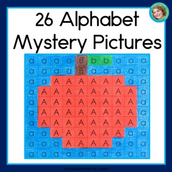 Alphabet Mystery Pictures, Color by Letter
