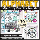 Alphabet Mystery Puzzles, Preschool Letter Matching and Be
