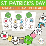 Alphabet Necklace / St. Patrick's Day Charm Necklace / Beg