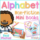 Alphabet Non-Fiction Mini Story Books - Literacy Center - 