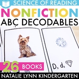 Alphabet Nonfiction Decodable Readers Science of Reading D