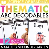 Alphabet Nonfiction Decodable Readers THEMATIC Decodables 