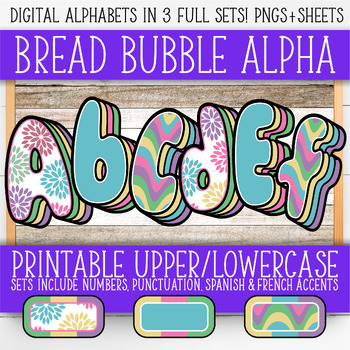 Preview of Alphabet & Number Clipart | (3) Sets - Large For Wall & Boards | AL55BOBB-A219