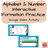 Alphabet & Number Interactive Formation Practice - Google 