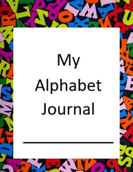 Preview of Alphabet & Number Journal for Writing & Counting Practice