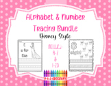 Alphabet & Number Tracing Bundle: Disney Style