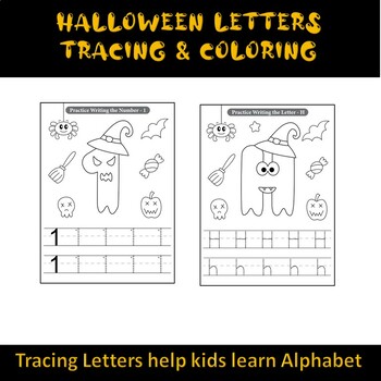 Halloween Tracing Worksheets For Preschool, PreK and Kindergarten –  Preschool Packets