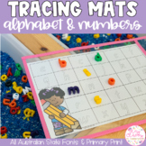 Alphabet & Number Tracing Mats - all Australian State Font