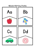 Alphabet-Object Matching Puzzles