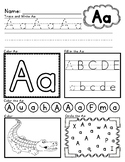 Alphabet Pack 1-Alphabet Worksheets