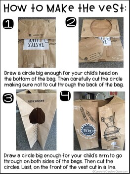 how to make a vest out of a paper bag