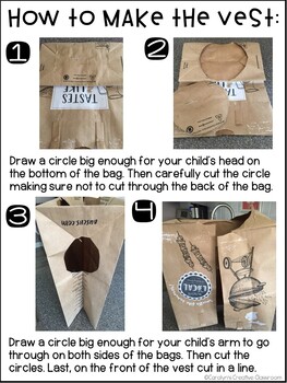 how to make a paper bag vest