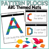 Alphabet Pattern Block Mats | Back to School Morning Bin -