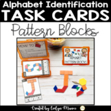 Alphabet Pattern Blocks Task Cards | Letter Recognition