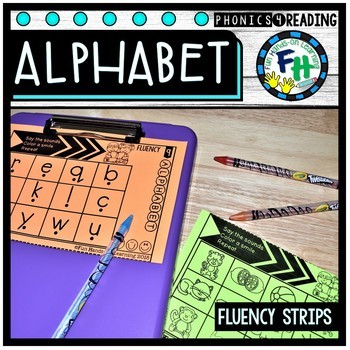 Alphabet Phonics Fluency Strips by Fun Hands-on Learning | TPT
