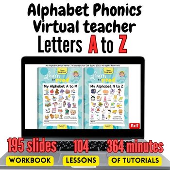 Preview of Alphabet Phonics curriculum letter A to Z Pre-k Kindergarten Primary 1 and 2