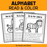 Alphabet Phonics Stories Coloring Sheets
