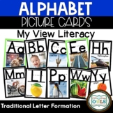 Alphabet Picture Cards My View Literacy