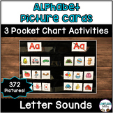 Alphabet Picture Cards (Pocket Chart) | Letter Sounds | Le