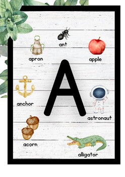 Preview of Alphabet Picture Chart