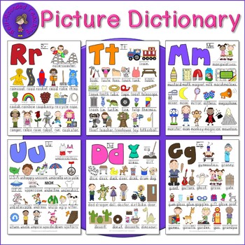 Preview of Alphabet Picture Dictionary