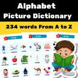 Alphabet Picture Dictionary - ESL Vocabulary for Newcomers