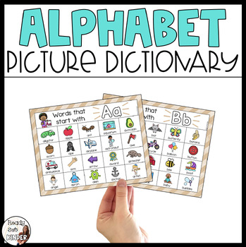 Preview of Alphabet Picture Dictionary | Word Charts | Literacy Center