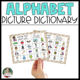 Alphabet Picture Dictionary | Word Charts | Literacy Center