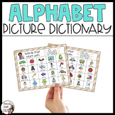 Alphabet Picture Dictionary | Word Charts | Literacy Center