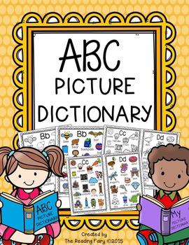 Preview of Alphabet Picture Dictionary for Writing Center