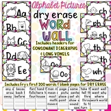 Alphabet Picture Dry Erase Word Wall