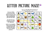 Alphabet Picture Mazes!
