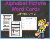Alphabet Picture Word Cards A-Z