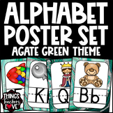 Alphabet Pictures Full A to Z Poster Set - AGATE GREEN MAL