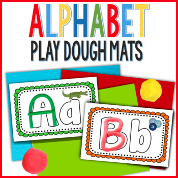 Alphabet Play Dough Mats for centers