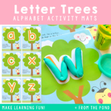 Alphabet Playdough Mats - Trees